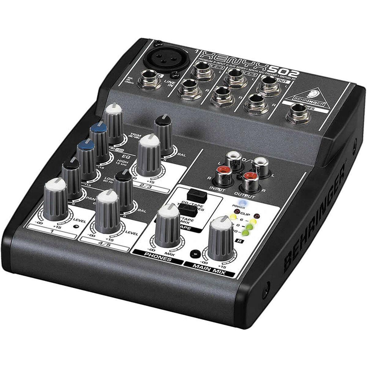 Behringer XENYX 502 Mixer 5Input 2Bus
